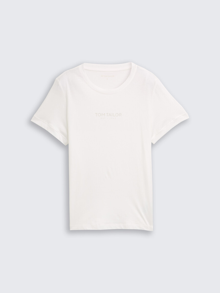 t-shirt avec imprimé logo