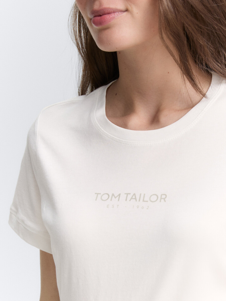 t-shirt avec imprimé logo