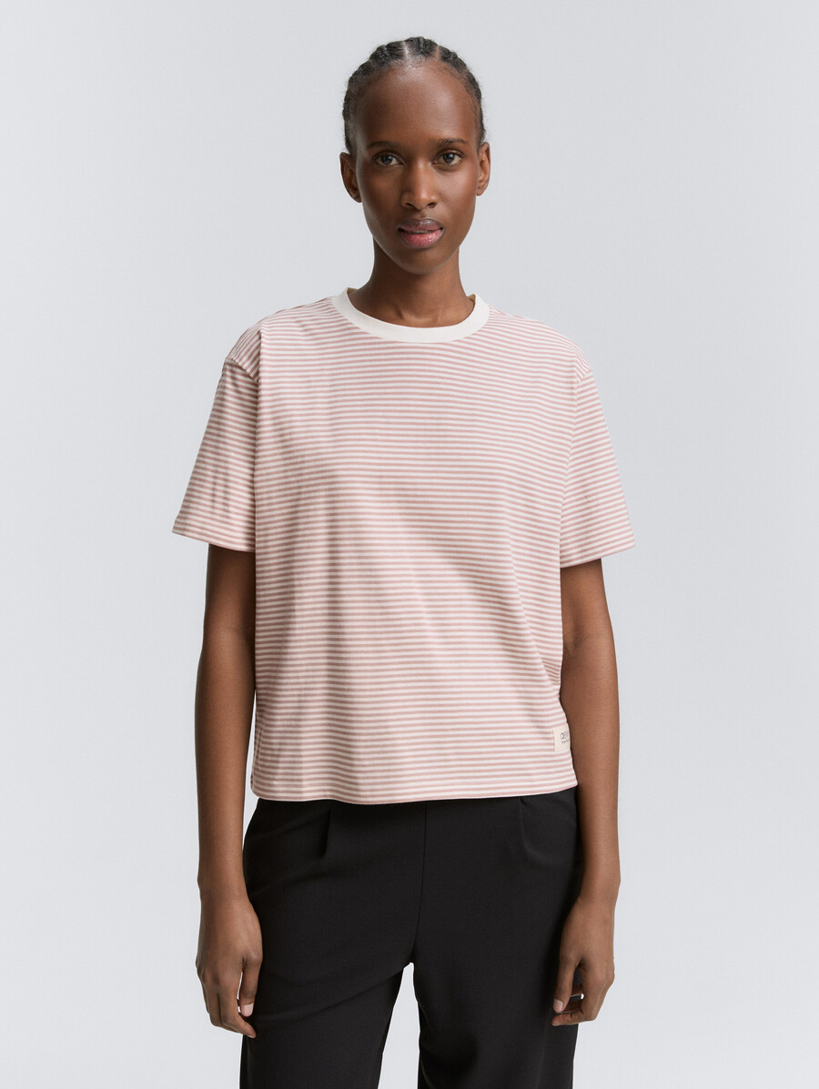 t-shirt à coupe carrée