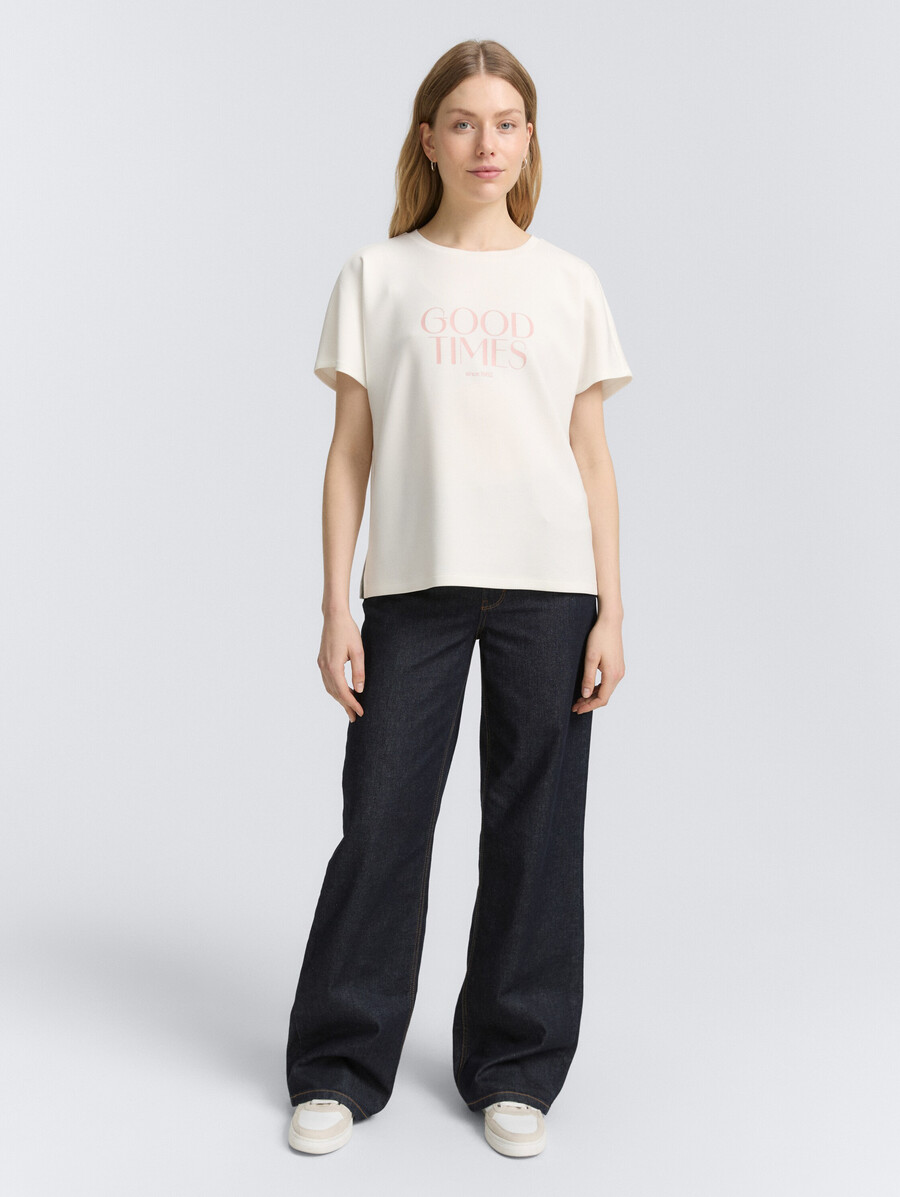 t-shirt ample imprimé