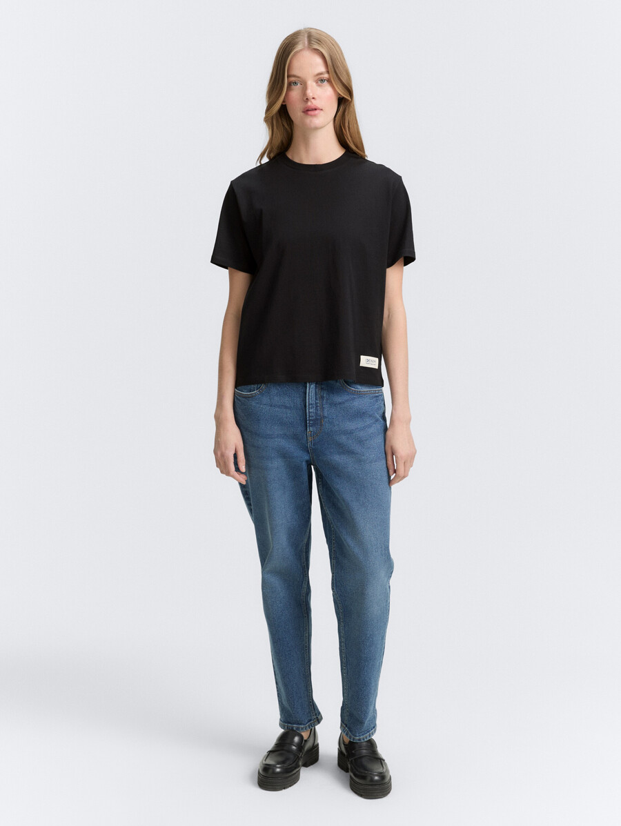 t-shirt à coupe carrée