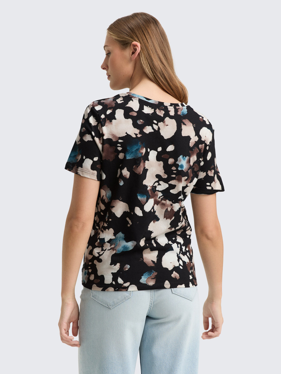 t-shirt avec détail de nœud