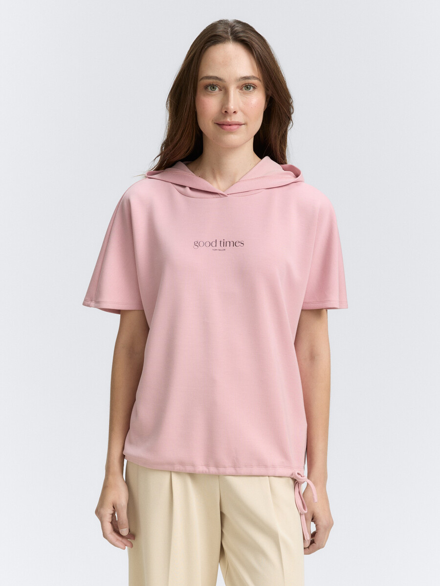 t-shirt à capuche
