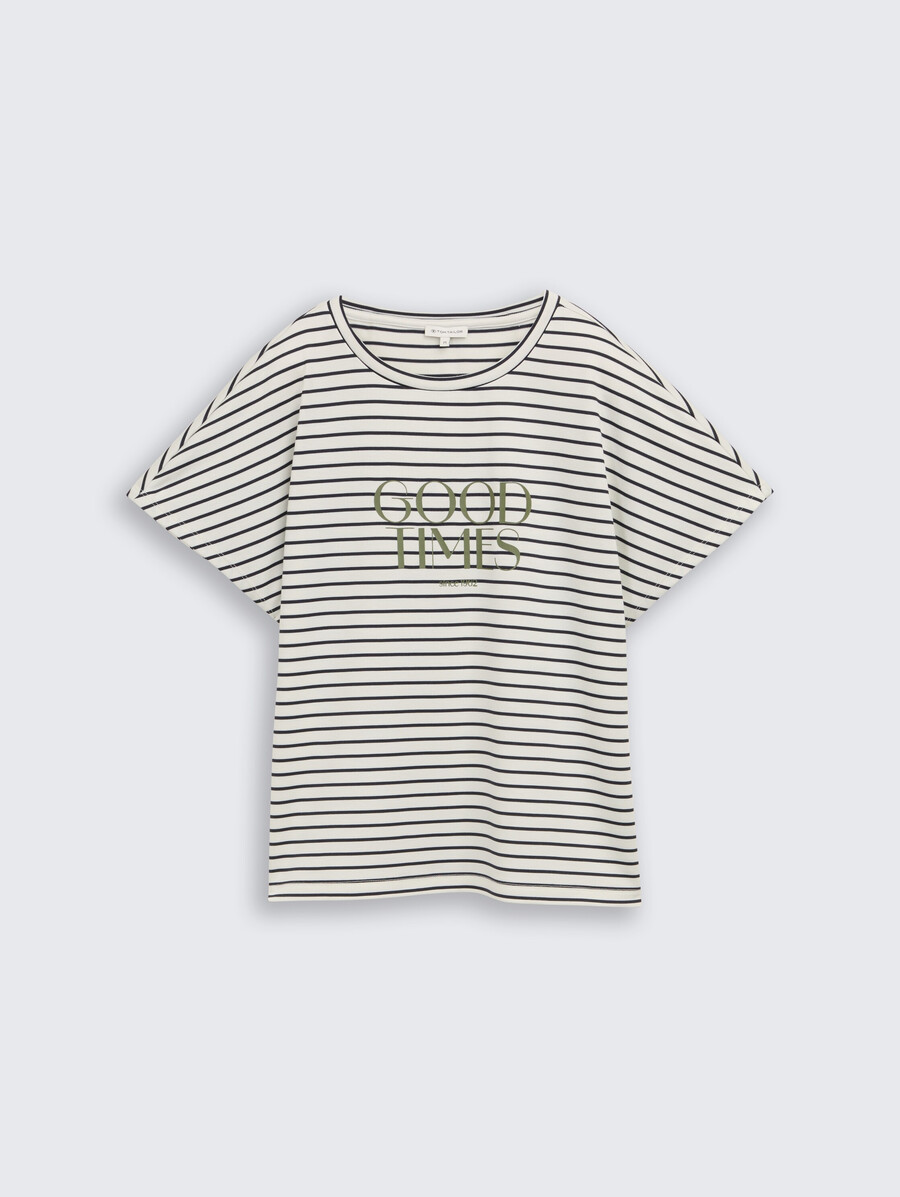 t-shirt à rayures