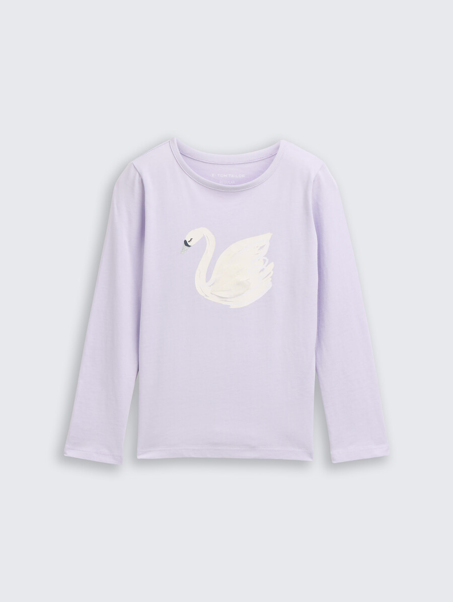 chemise à manches longues imprimée