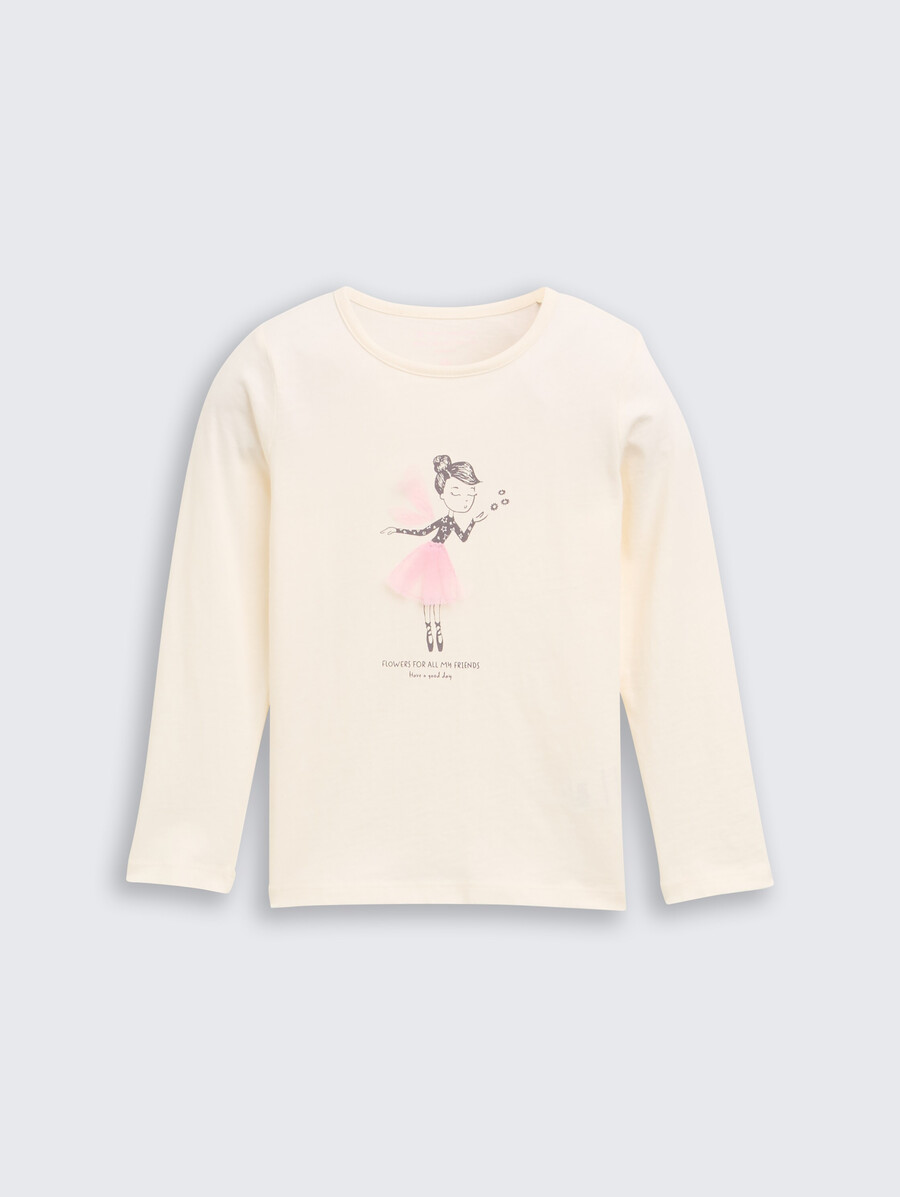 chemise à manches longues imprimée