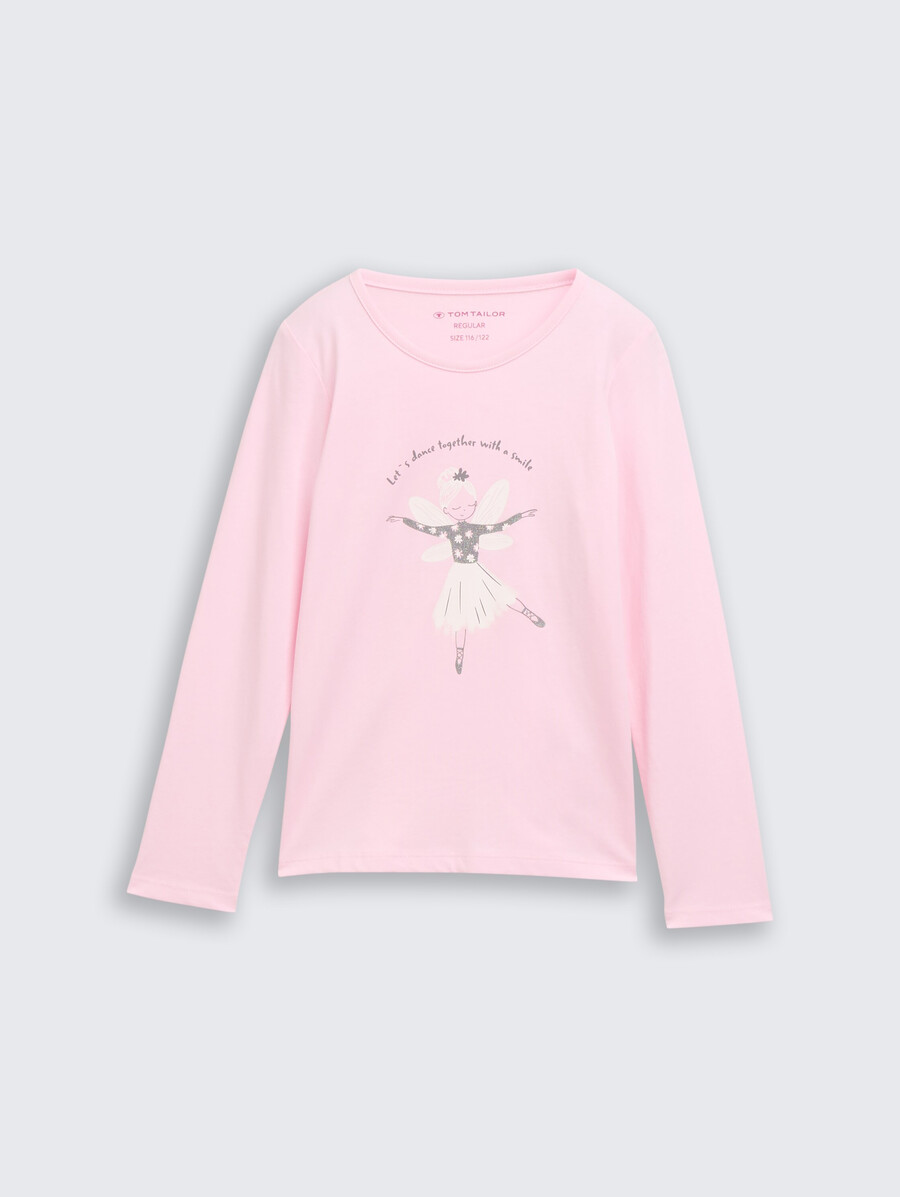 chemise à manches longues imprimée