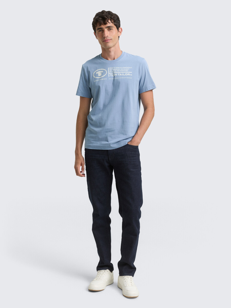 t-shirt avec imprimé logo