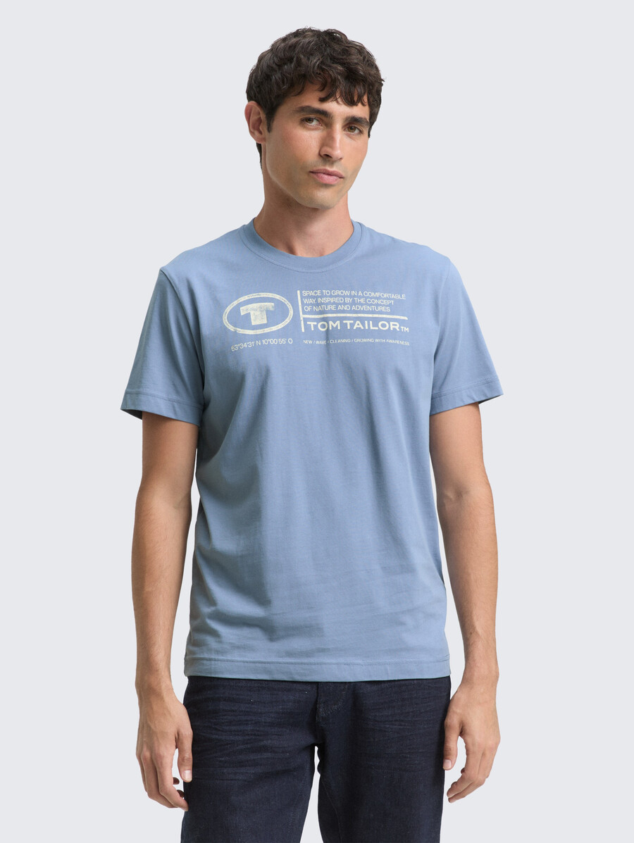 t-shirt avec imprimé logo