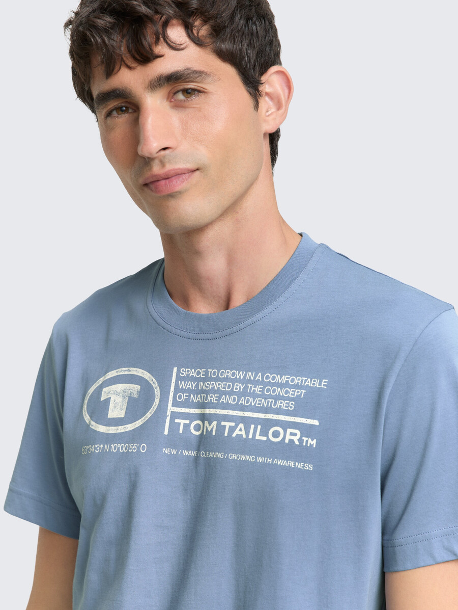 t-shirt avec imprimé logo
