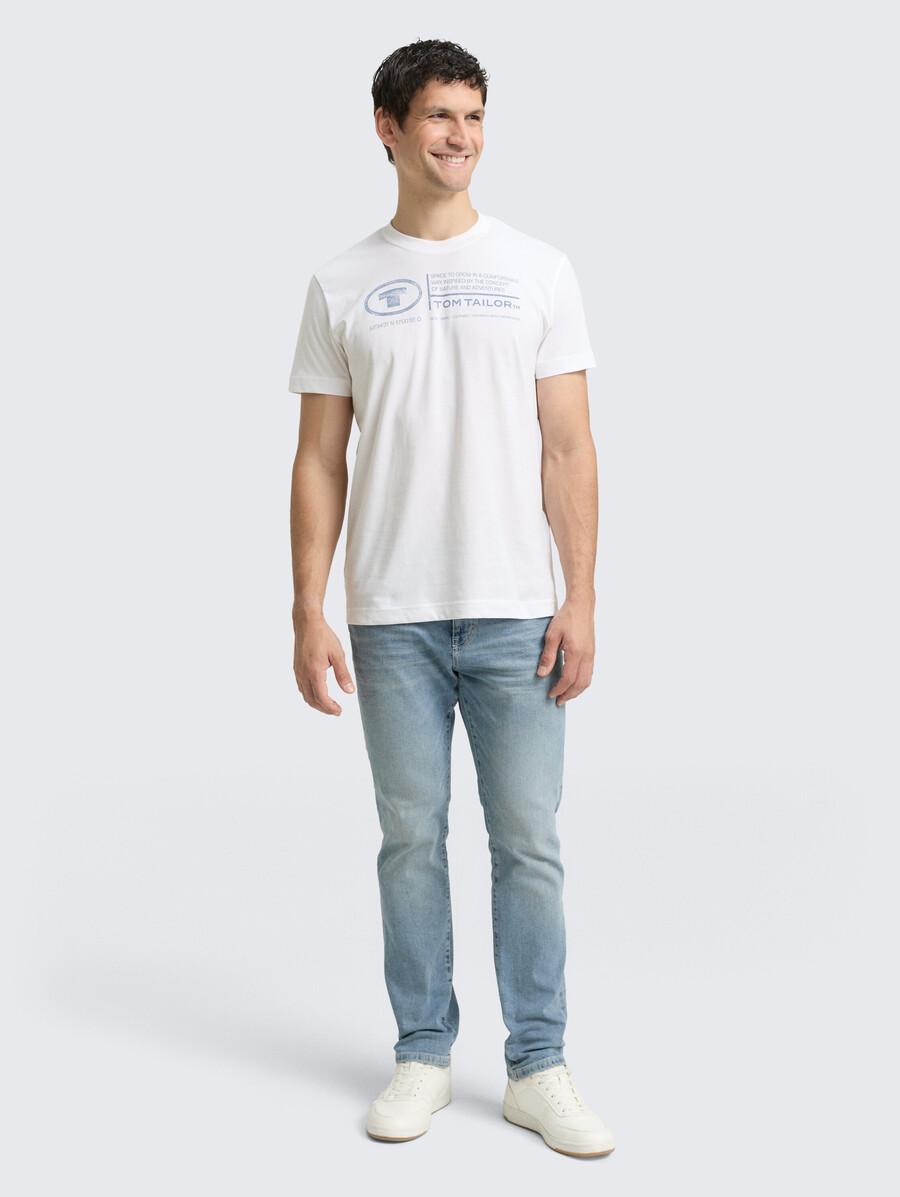 t-shirt avec imprimé logo