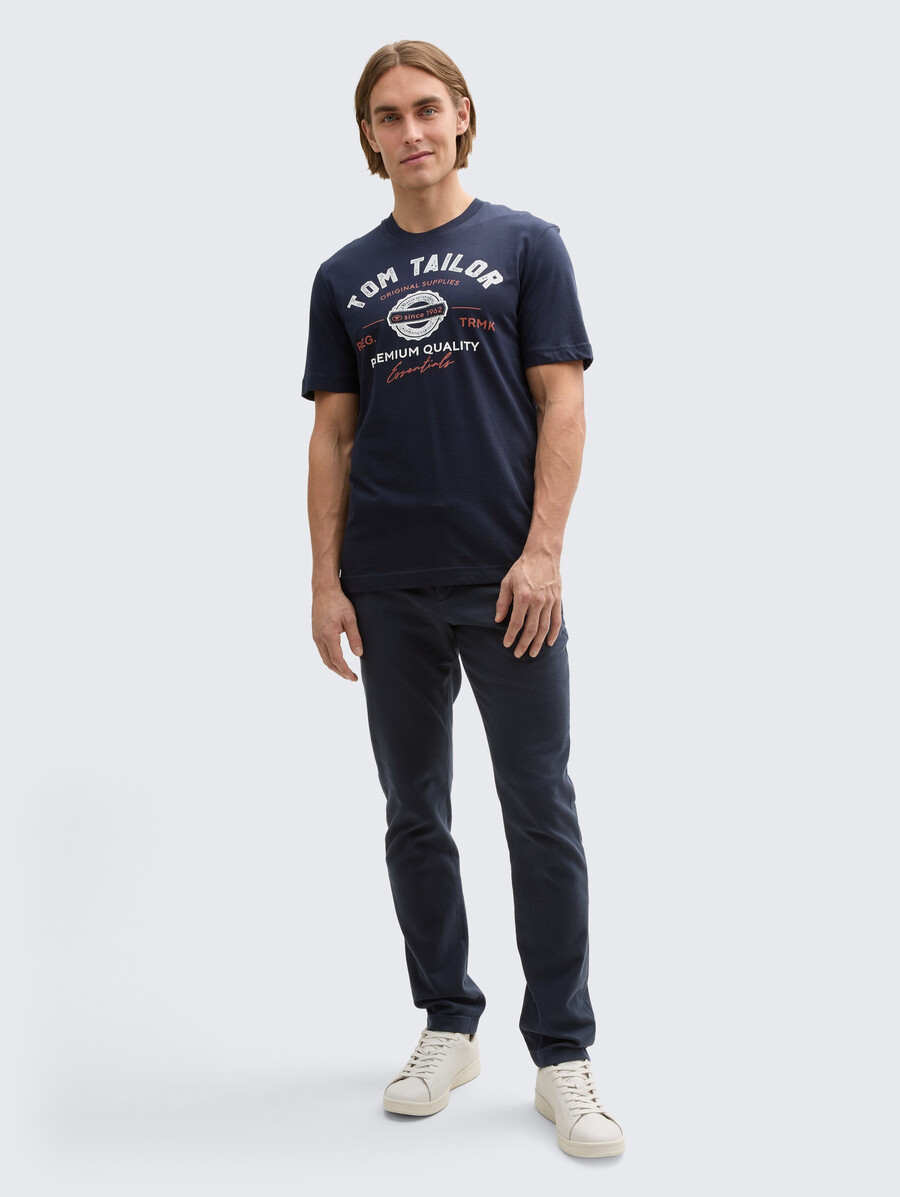 t-shirt avec imprimé logo