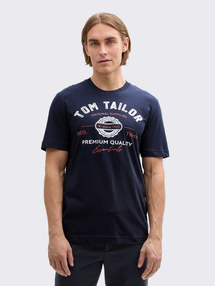 t-shirt avec imprimé logo