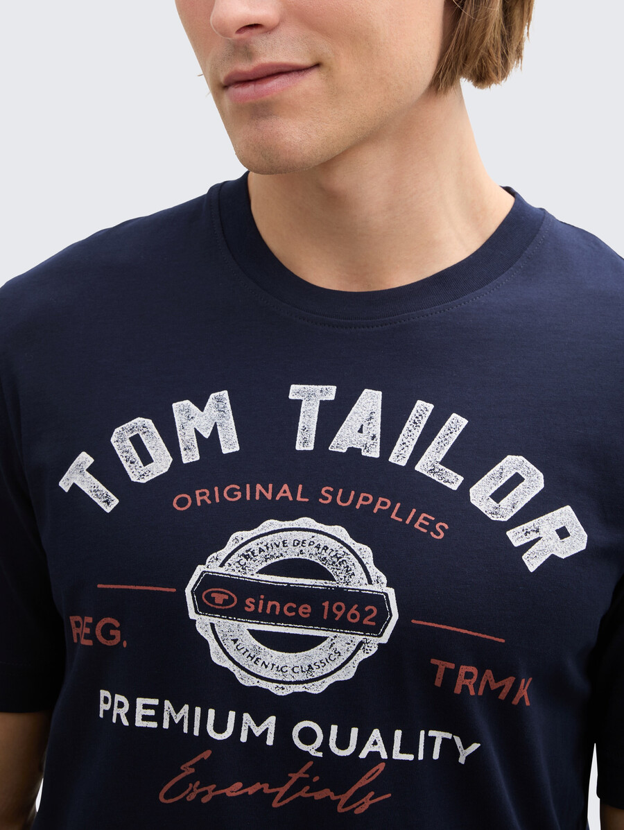 t-shirt avec imprimé logo