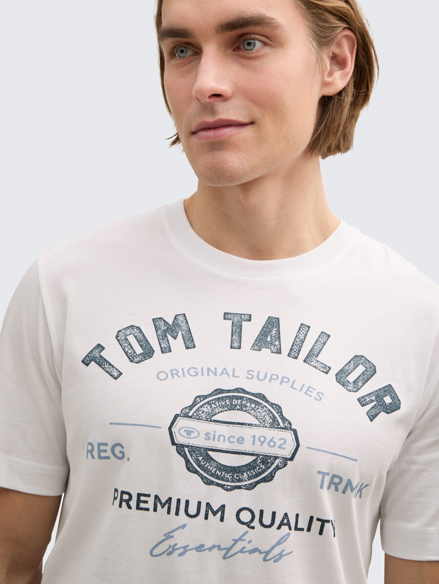 t-shirt avec imprimé logo
