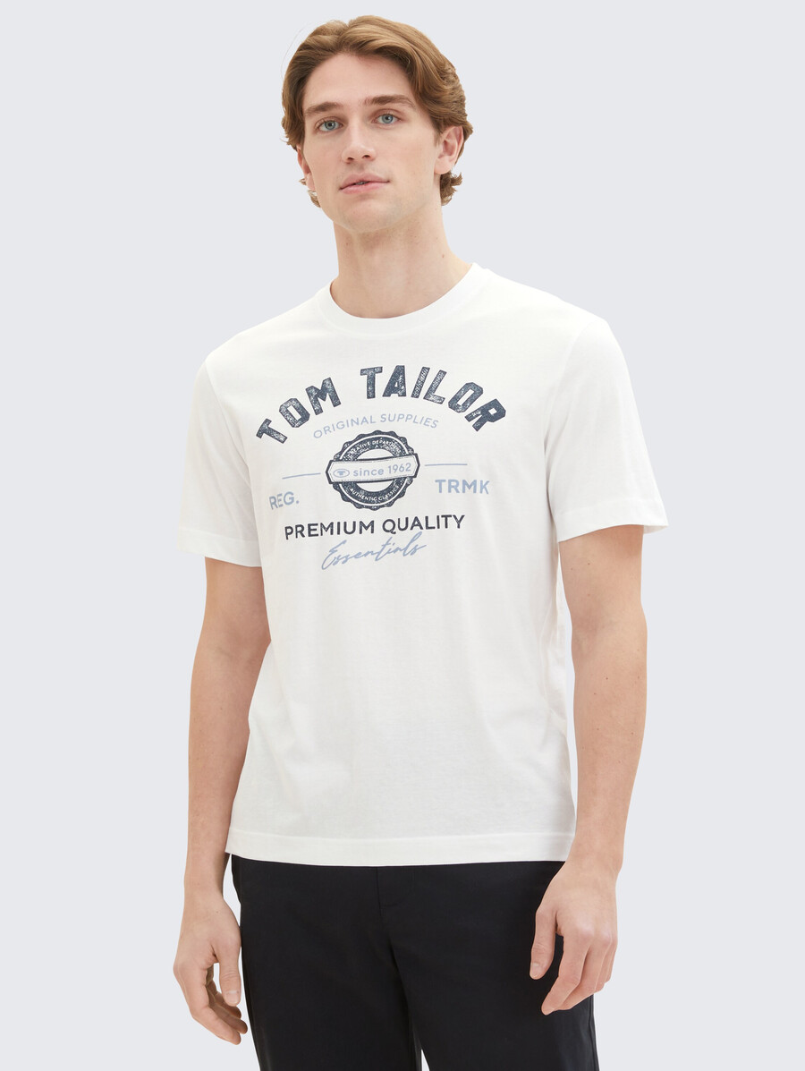 t-shirt avec imprimé logo