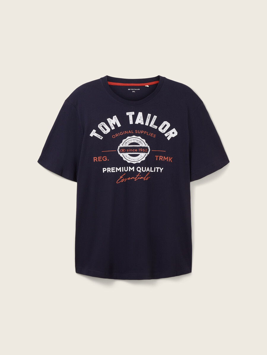 t-shirt grande taille avec logo imprimé