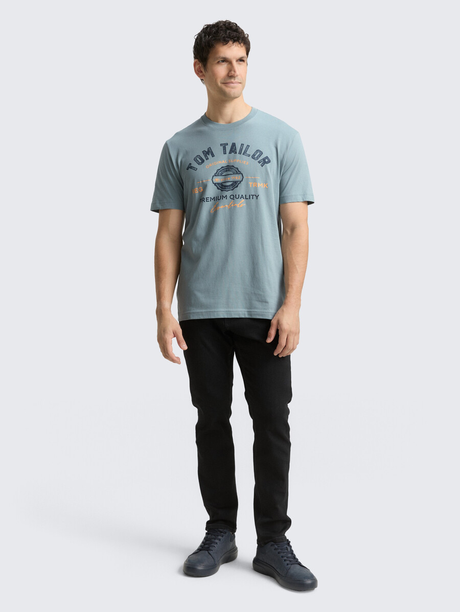 t-shirt avec imprimé logo
