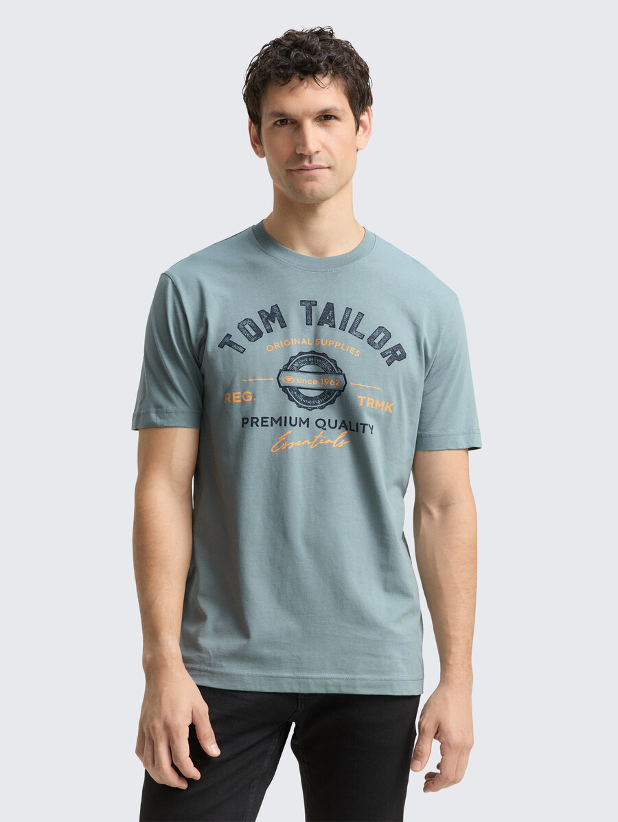 t-shirt avec imprimé logo