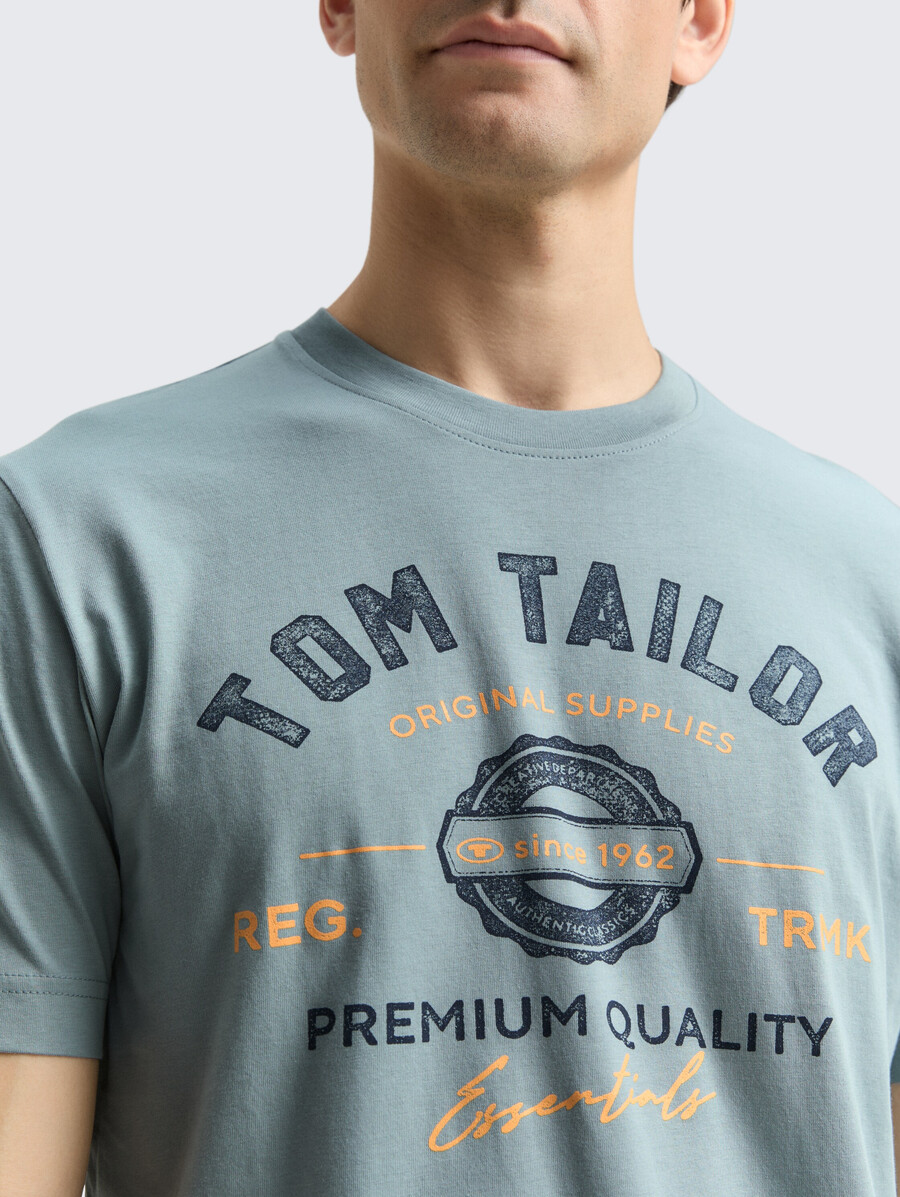 t-shirt avec imprimé logo