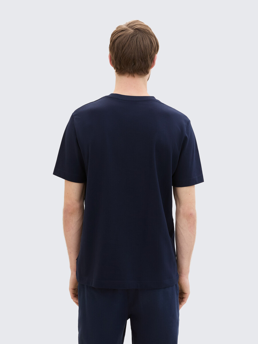 t-shirt à texture piqué