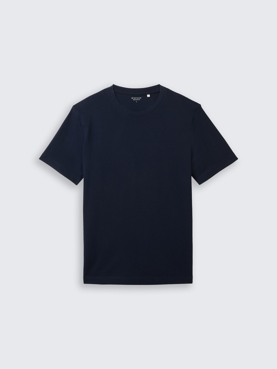 t-shirt à texture piqué