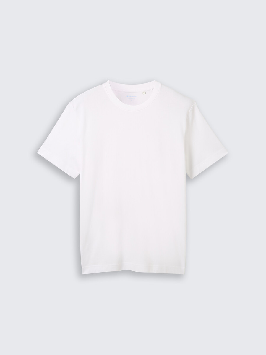 t-shirt à texture piqué