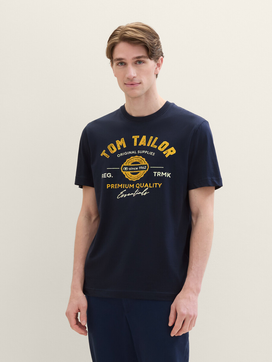 t-shirt avec imprimé logo