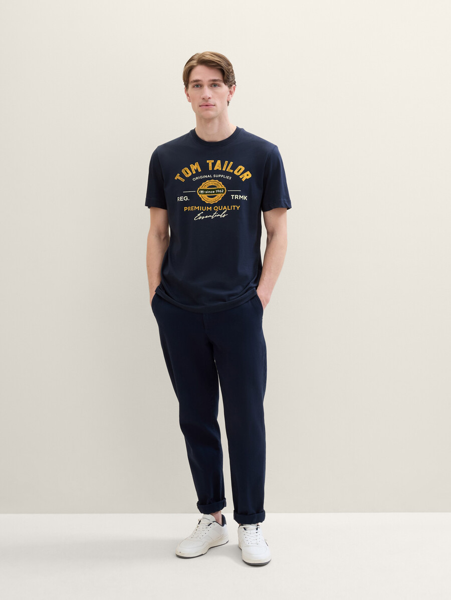 t-shirt avec imprimé logo