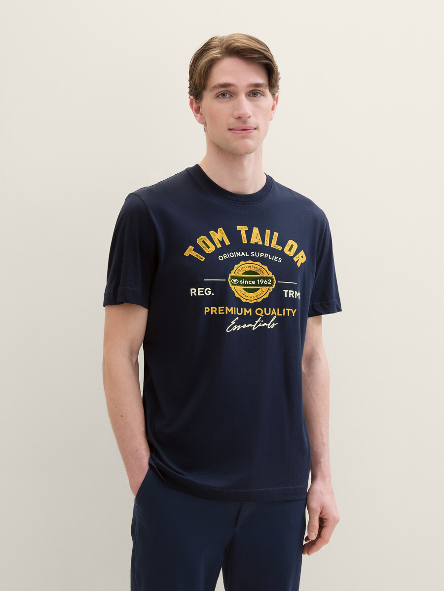 t-shirt avec imprimé logo