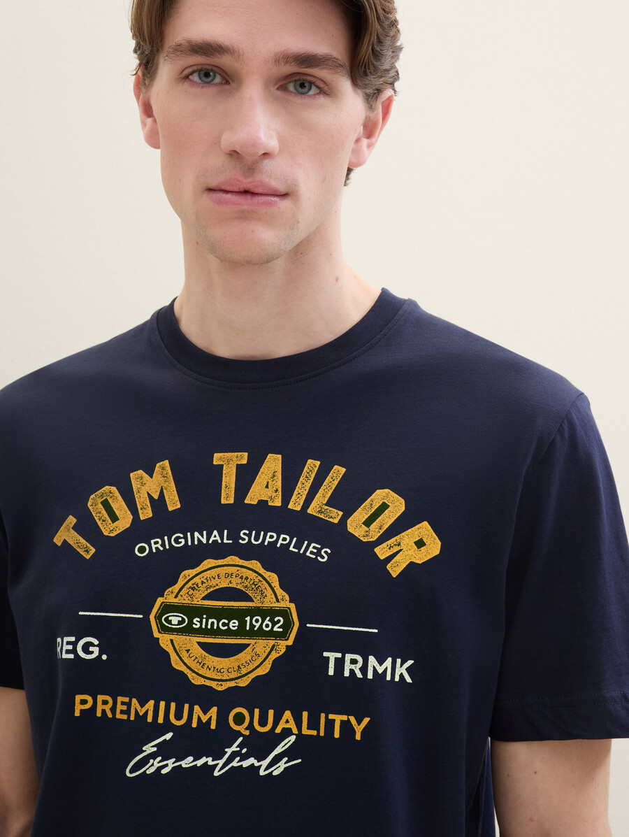 t-shirt avec imprimé logo