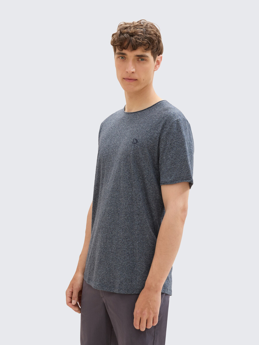t-shirt à laspect chiné