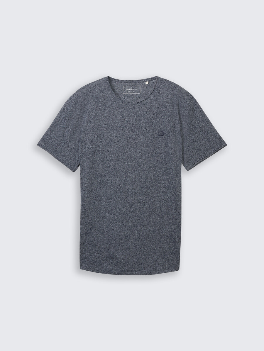 t-shirt à laspect chiné