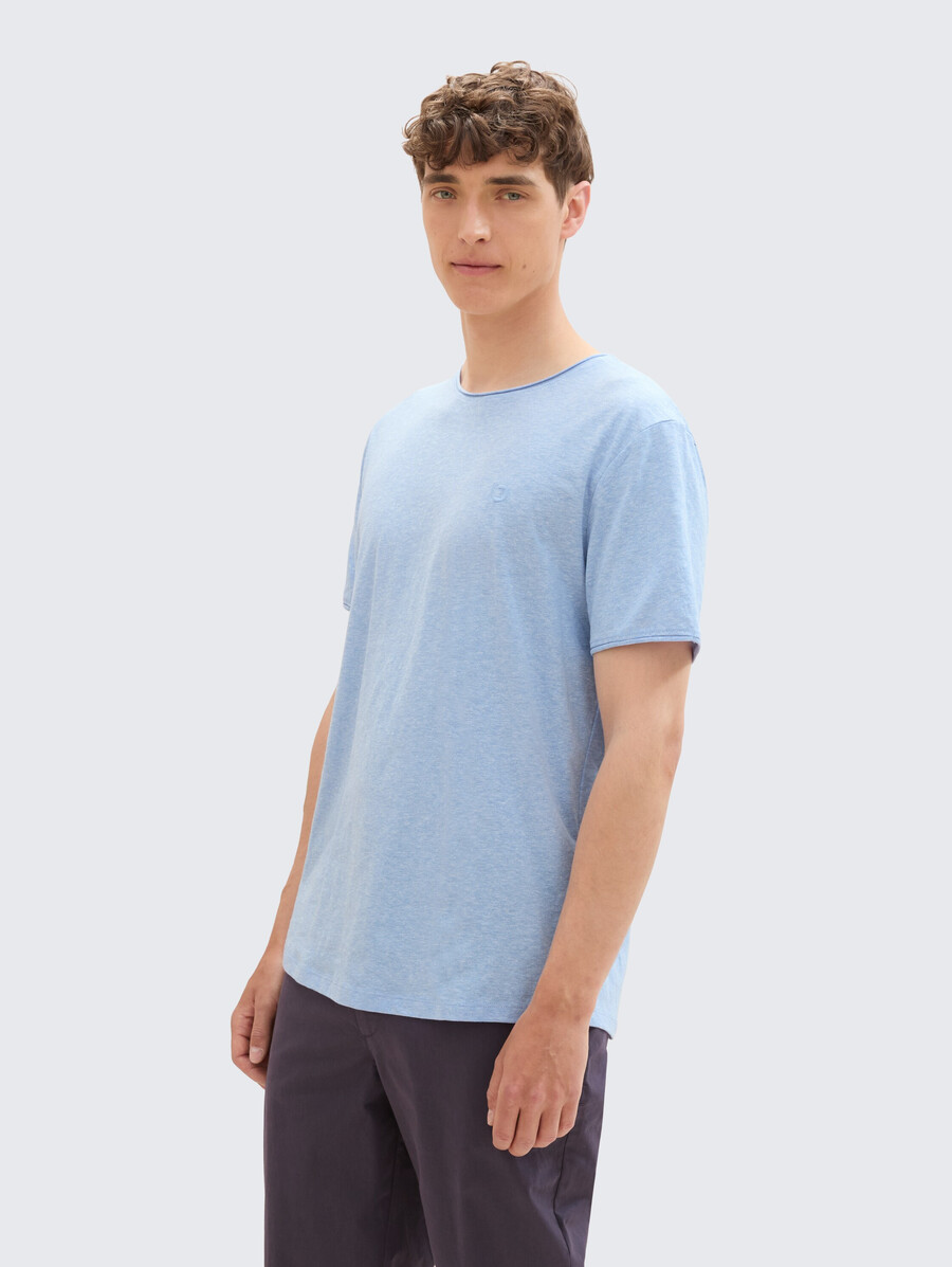 t-shirt à laspect chiné