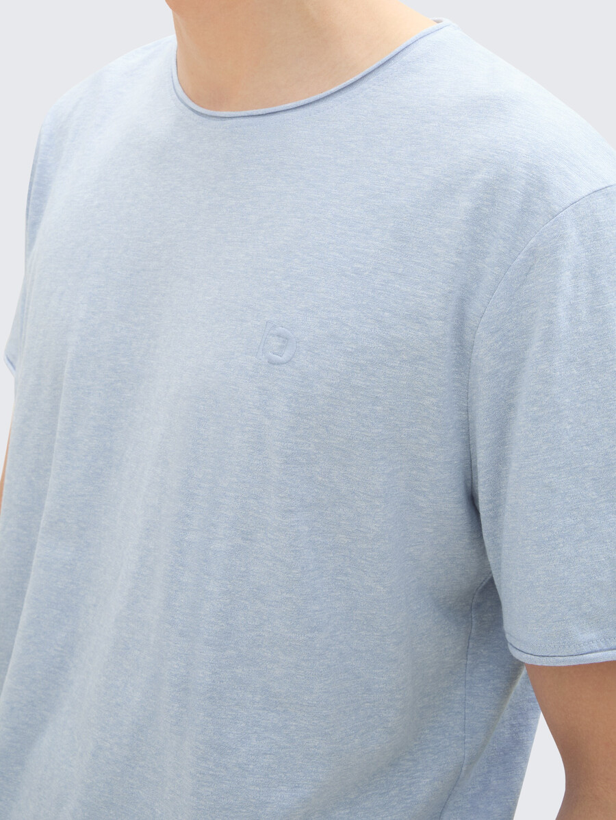 t-shirt à laspect chiné