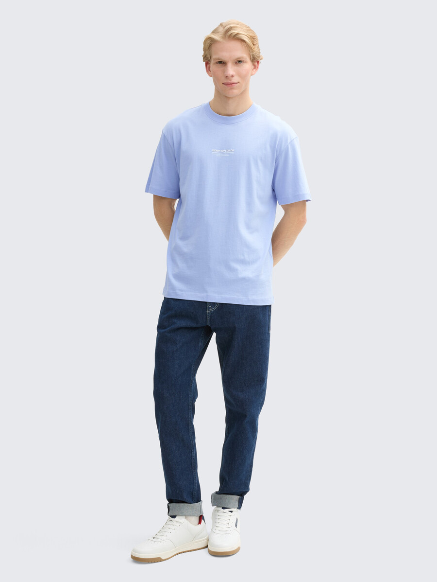 t-shirt en coton à coupe décontractée