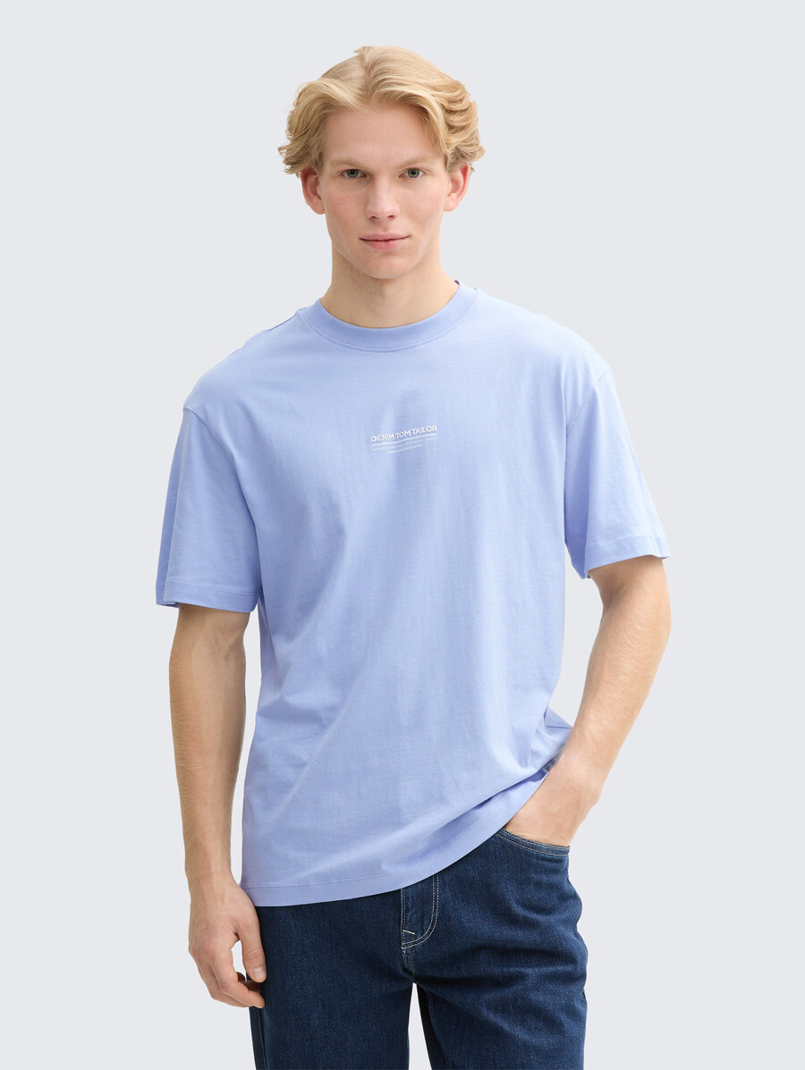 t-shirt en coton à coupe décontractée