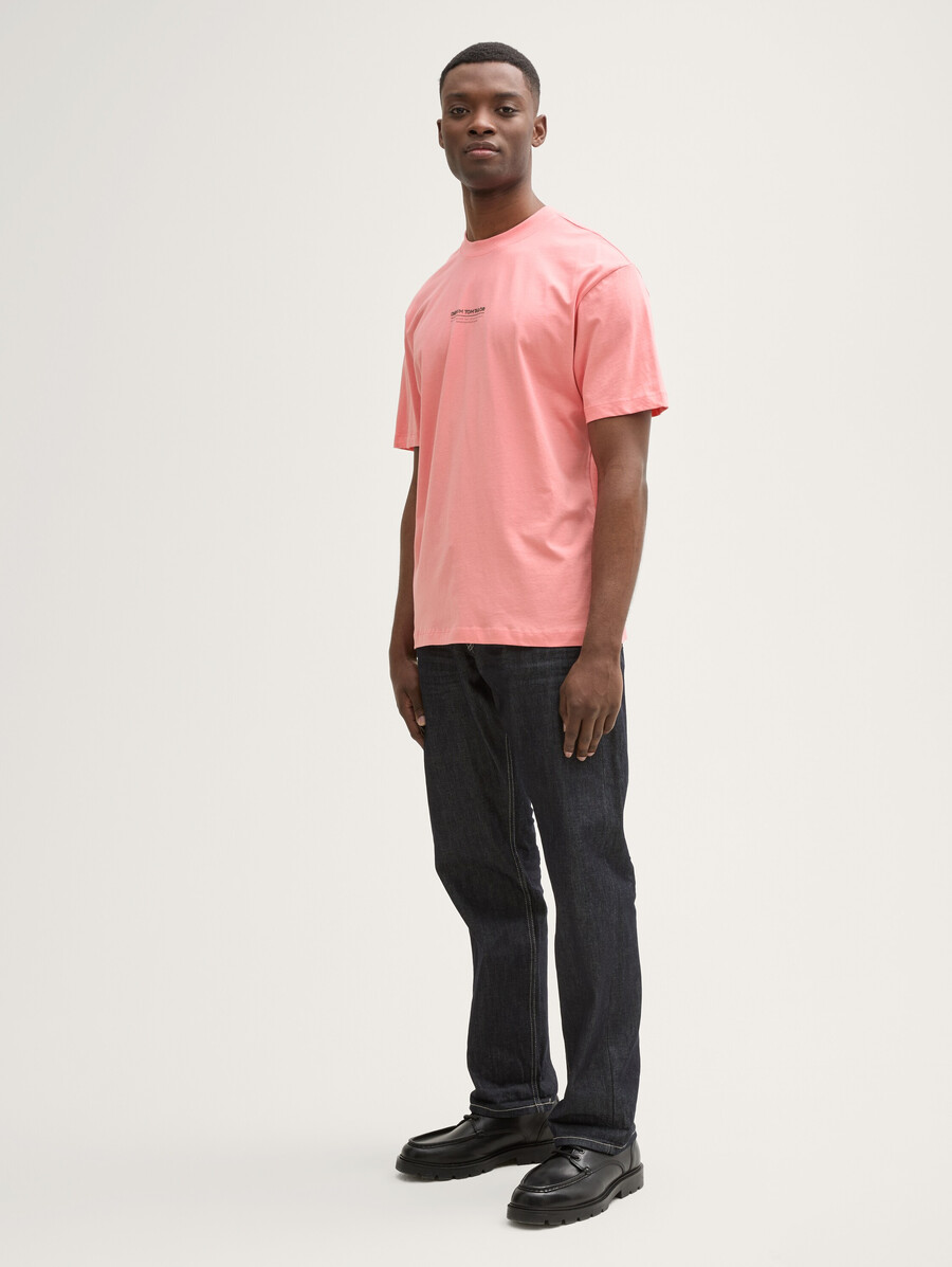 t-shirt en coton à coupe décontractée