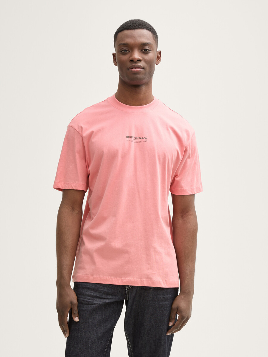 t-shirt en coton à coupe décontractée