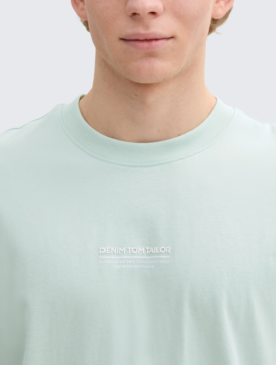 t-shirt en coton à coupe décontractée