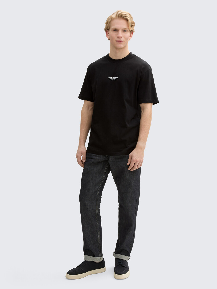 t-shirt en coton à coupe décontractée
