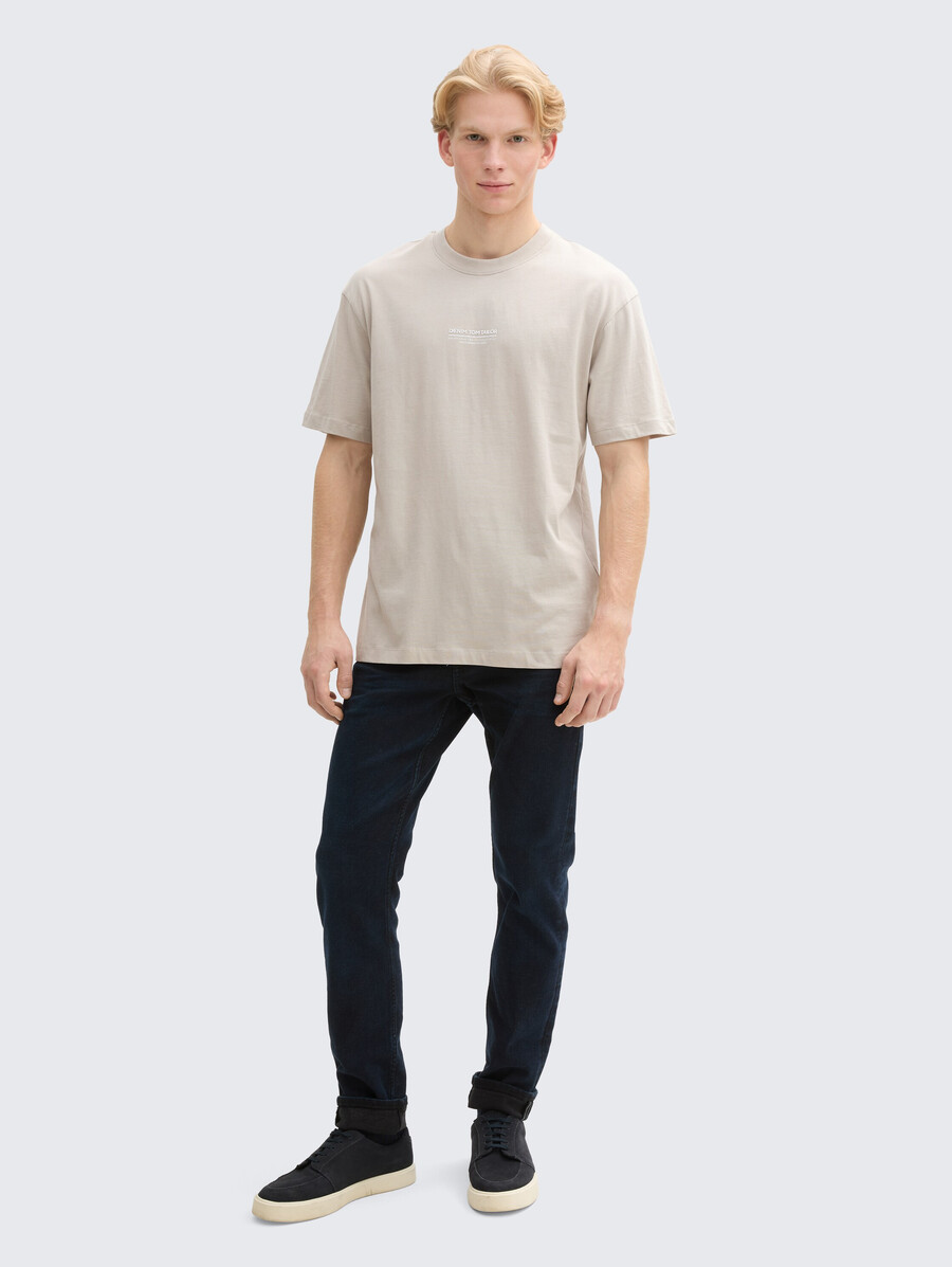 t-shirt en coton à coupe décontractée
