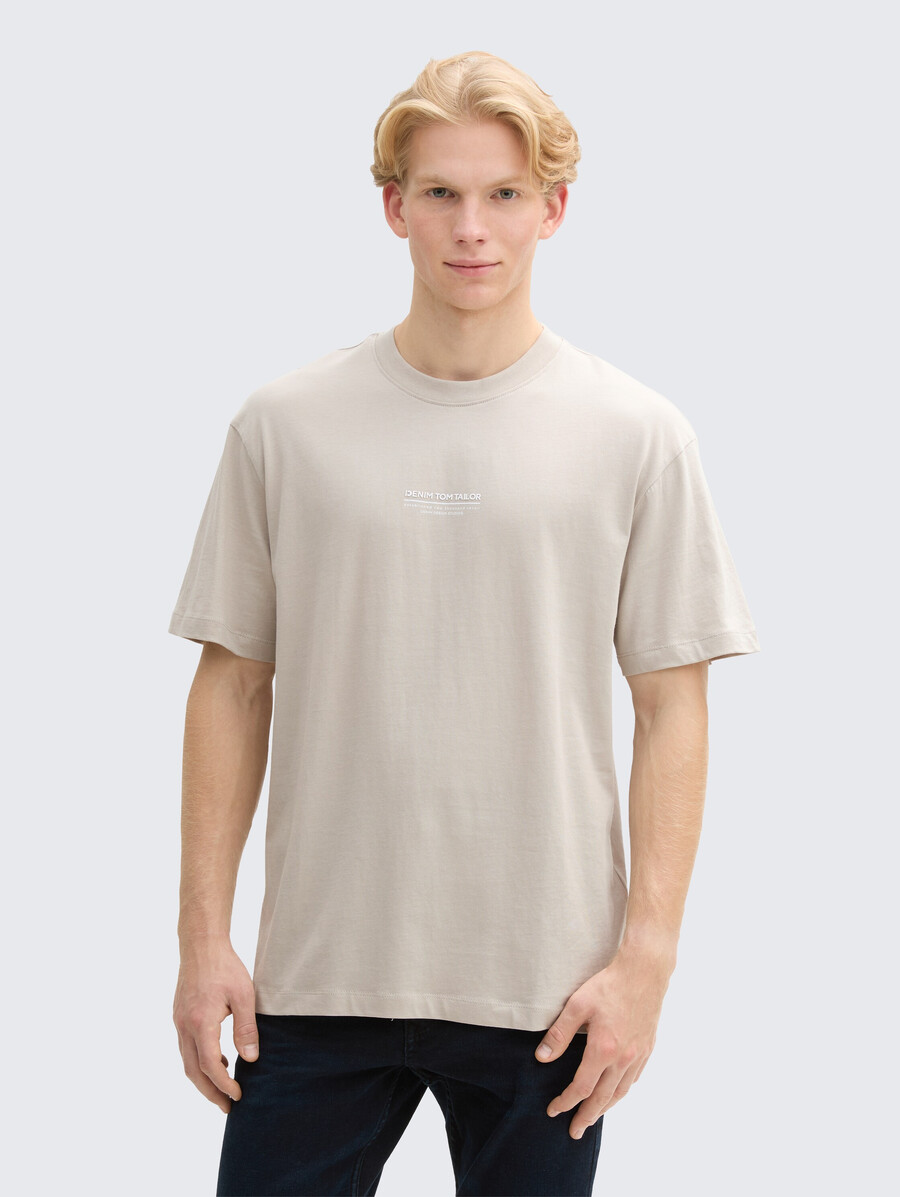t-shirt en coton à coupe décontractée