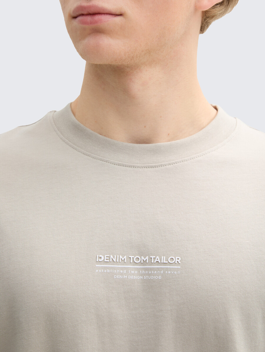 t-shirt en coton à coupe décontractée