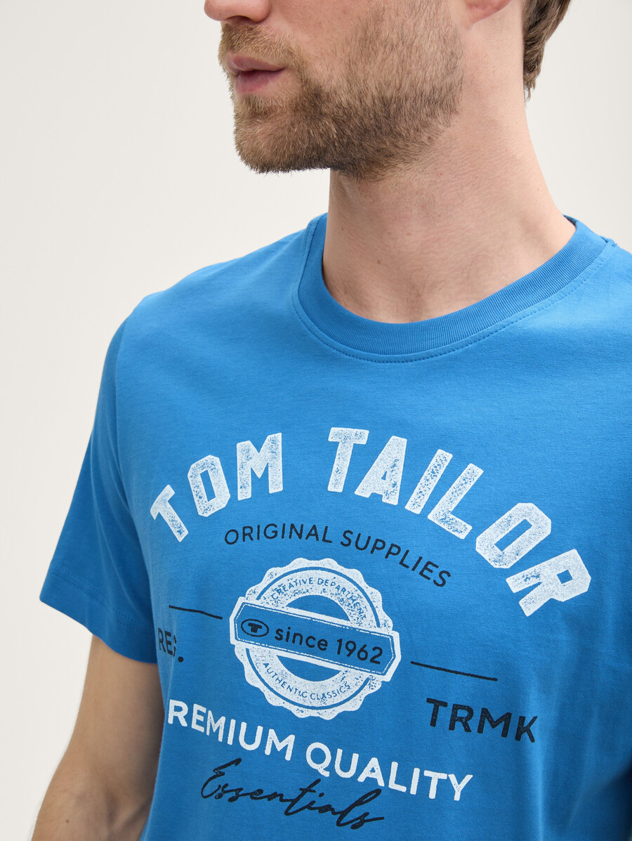 t-shirt avec imprimé logo