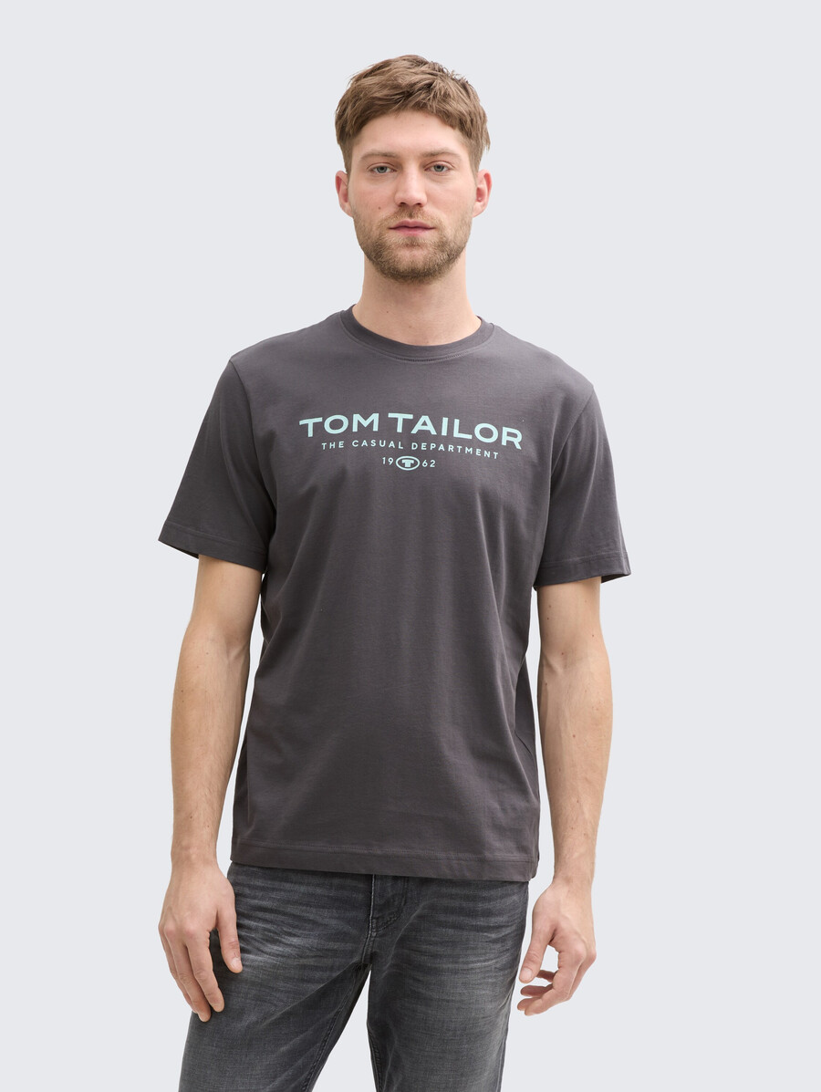 t-shirt en coton avec logo imprimé