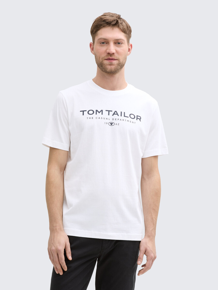 t-shirt en coton avec logo imprimé