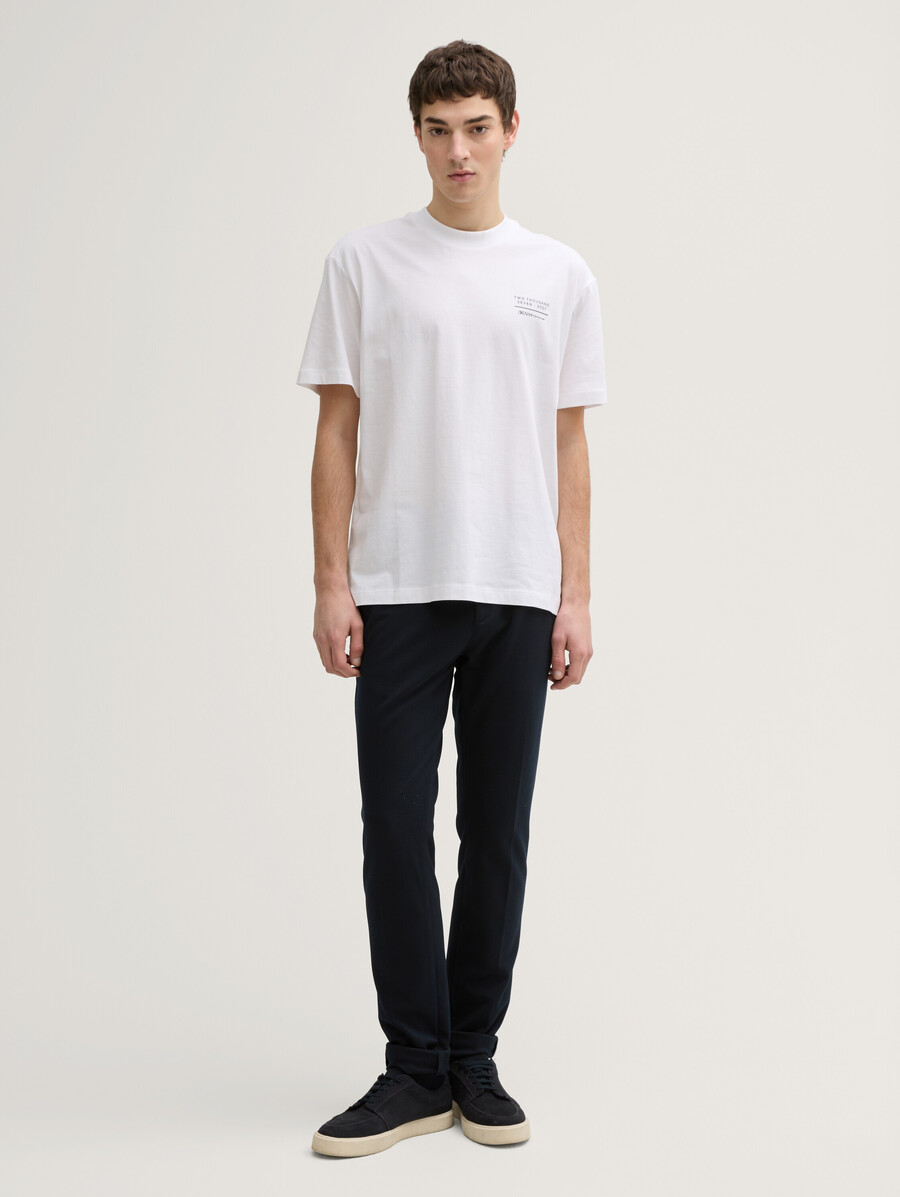 t-shirt coupe décontractée avec impression au dos