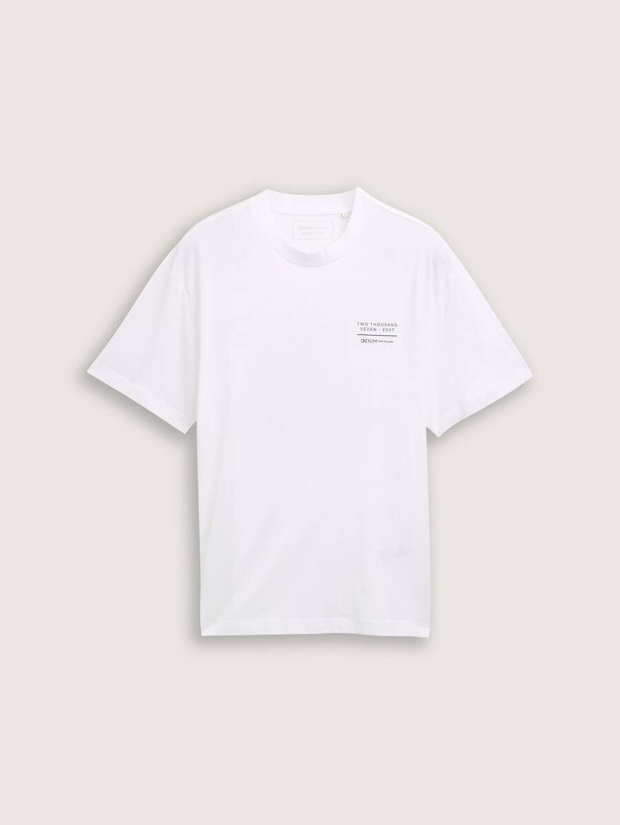 t-shirt coupe décontractée avec impression au dos
