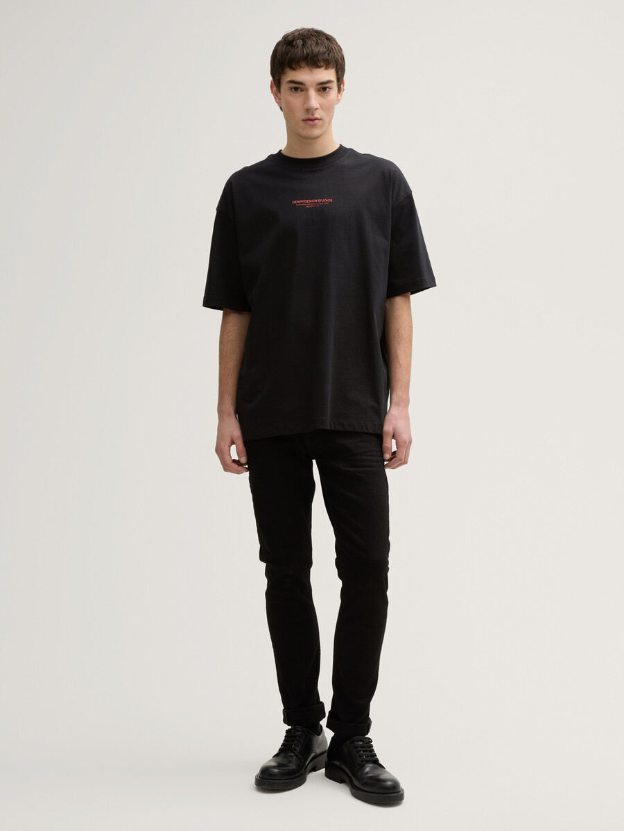 t-shirt oversize avec impression au dos